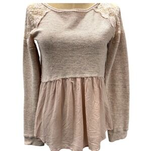 Altered State Pink /Grey‎ ,Grunge Top,Lace,Fairy, M,Cottage Core,PLZ READ!!!!